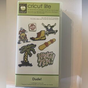 Cricut lite cartridge “dude”